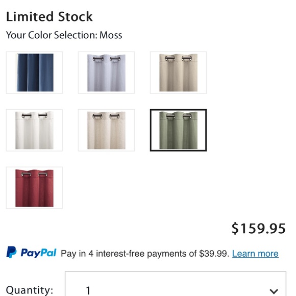 Plow and Hearth thermal blackout curtains - Picture 2 of 7